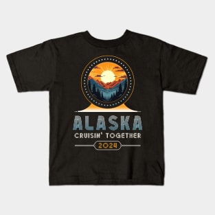 Alaska Cruise Wear Alaska 2024 Matching Family Friends Kids T-Shirt